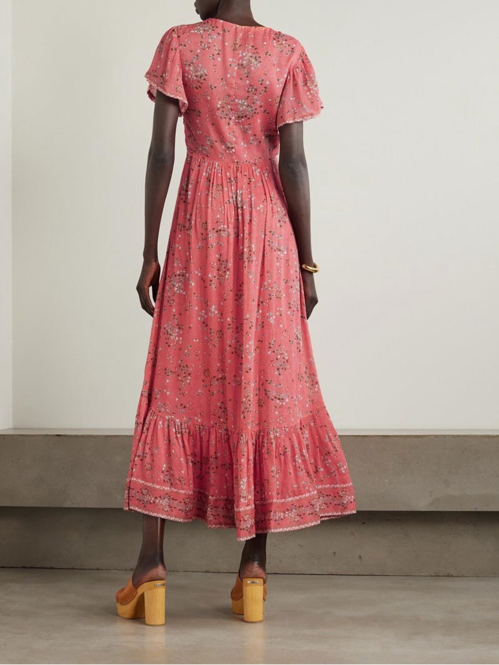 Isabel Marant Agathe Tiered Maxi Dress - Picture 2 of 16